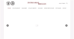 Desktop Screenshot of antikvariat-bryggen.no