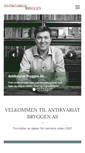 Mobile Screenshot of antikvariat-bryggen.no